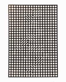 Victor Vasarely, Composition, Corpusculaires, Limited Edition Héliogravure