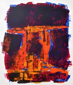Orlando Pelayo, Composition, Œuvres complètes d'Albert Camus, Limited Edition Lithograph