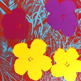 Andy Warhol, Flowers, nº71, Official Edition, Sunday B. Morning, Silkscreen