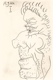Pablo Picasso, Composition, Le Goût du Bonheur (Cramer 148; Bloch 2013), Limited Edition Mixed