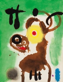 Joan Miró, Composition (Cramer 69; Dupin 292; Mourlot 286-294), Miró 1959-1960, Limited