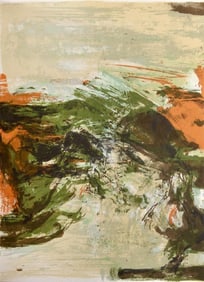 Zao Wou-Ki, Composition, Ediciones Polígrafa, Redfern Gallery, Limited Edition Lithograph