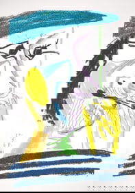 Pablo Picasso, Composition, Le Goût du Bonheur (Cramer 148; Bloch 2013), Limited Edition Mixed