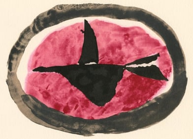 Georges Braque, Oiseau au couchant, Georges Braque le solitaire, XXe siècle, Limited Edition