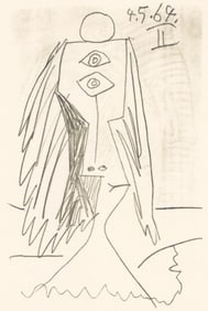 Pablo Picasso, Composition, Le Goût du Bonheur (Cramer 148; Bloch 2013), Limited Edition Mixed