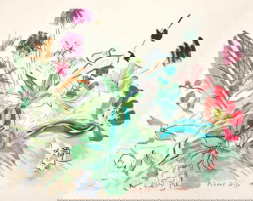 Raoul Dufy, Composition, Eaux-de-vie, Esprit de la fleur et du fruit, Limited Edition Lithograph