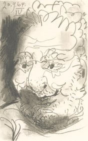Pablo Picasso, Composition, Le Goût du Bonheur (Cramer 148; Bloch 2013), Limited Edition Mixed