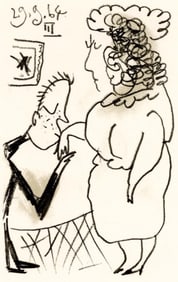 Pablo Picasso, Composition, Le Goût du Bonheur (Cramer 148; Bloch 2013), Limited Edition Mixed