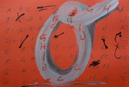 Antoni Tàpies, Composition, Derrière le miroir, Limited Edition Lithograph
