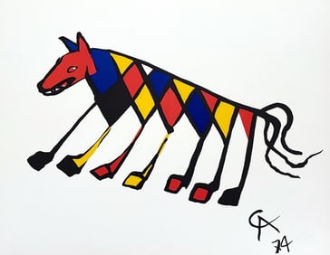 Alexander Calder, Beastie, Braniff International Airways Flying Colors Collection, Limited Edition