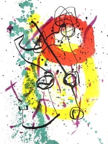 Joan Miró, Composition (Mourlot 206; Cramer 67), XXe siècle, Limited Edition Lithograph
