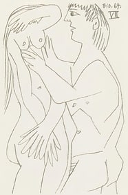 Pablo Picasso, Composition, Le Goût du Bonheur (Cramer 148; Bloch 2013), Limited Edition Mixed