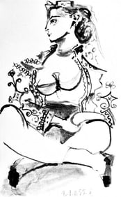 Pablo Picasso, Composition (Cramer 101), Carnet de la Californie, Limited Edition Lithograph