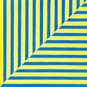 Frank Stella, Rabat (Axom 00), X + X, Ten Works by Ten Painters, Limited Edition Silkscreen