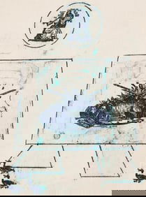 Max Ernst, Composition (Spies/Leppien 218), La Ballade du Soldat, Limited Edition Lithograph