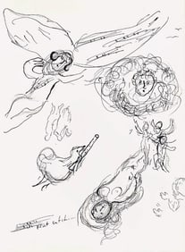 Marc Chagall, Composition (Cramer 61), Le Plafond de l'Opéra de Paris, Limited Edition