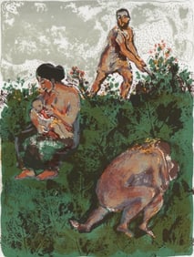 Walter Spitzer, Composition, L'Odyssée, Limited Edition Lithograph