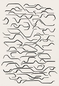 Pablo Palazuelo, Composition, Derrière le miroir, Limited Edition Lithograph