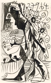 Pablo Picasso, Composition, Le Goût du Bonheur (Cramer 148; Bloch 2013), Limited Edition Mixed