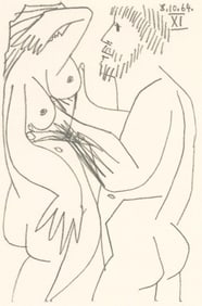 Pablo Picasso, Composition, Le Goût du Bonheur (Cramer 148; Bloch 2013), Limited Edition Mixed