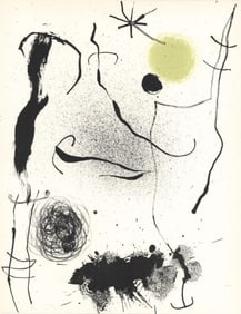 Joan Miró, Composition, XXe siècle, Limited Edition Lithograph