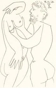 Pablo Picasso, Composition, Le Goût du Bonheur (Cramer 148; Bloch 2013), Limited Edition Mixed