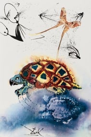 Salvador Dalí, Composition (Field 69-5, A-M), Alice's Adventures in Wonderland, Limited Edition