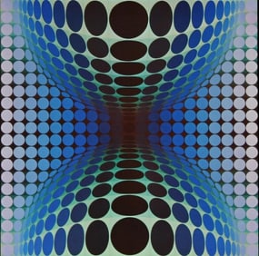Victor Vasarely, Composition, Vega, Limited Edition Héliogravure