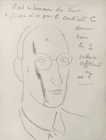 Henri Matisse, Composition, Dessins de Matisse, Hommage nº2, Limited Edition Lithograph