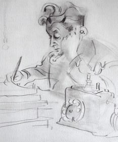 André Warnod, Composition, Les Peintres mes amis, Limited Edition Lithograph