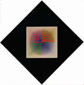 Victor Vasarely, Composition, Vega, Limited Edition Héliogravure