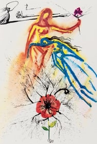 Salvador Dalí, Composition (Field 69-5, A-M), Alice's Adventures in Wonderland, Limited Edition