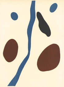 Hans Jean Arp, Composition, Derrière le miroir, Limited Edition Lithograph