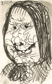 Pablo Picasso, Composition, Le Goût du Bonheur (Cramer 148; Bloch 2013), Limited Edition Mixed