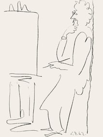 Pablo Picasso, Le Peintre et son Modèle (Mourlot 353; Bloch 1034), Regards sur Paris, Limited