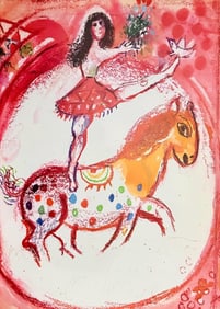Marc Chagall, Composition, Le Cirque D'Izis, avec quatre compositions originales de Marc Chagall,
