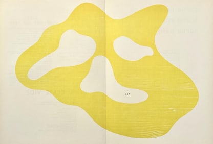 Hans Jean Arp, Composition, Derrière le miroir, Limited Edition Woodcut