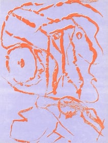 Pierre Alechinsky, Composition, XXe siècle, Limited Edition Lithograph