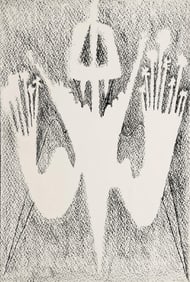 Wifredo Lam, Composition, Suites nº3, Limited Edition Lithograph