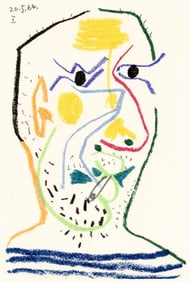 Pablo Picasso, Composition, Le Goût du Bonheur (Cramer 148; Bloch 2013), Limited Edition Mixed