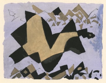 Georges Braque, Etude pour un oiseau, Georges Braque le solitaire, XXe siècle, Limited Edition