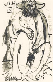 Pablo Picasso, Composition, Le Goût du Bonheur (Cramer 148; Bloch 2013), Limited Edition Mixed