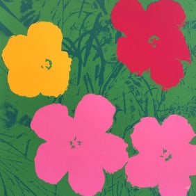 Andy Warhol, Flowers, nº68, Official Edition, Sunday B. Morning, Silkscreen