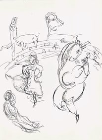 Marc Chagall, Composition (Cramer 61), Le Plafond de l'Opéra de Paris, Limited Edition