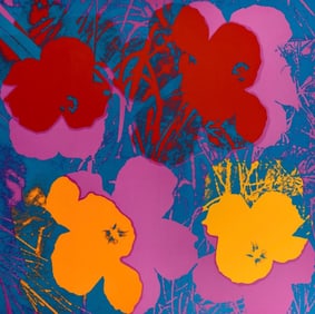 Andy Warhol, Flowers, nº66, Official Edition, Sunday B. Morning, Silkscreen