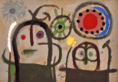Joan Miró, Composition (Cramer 103; Mourlot 382-383), Miró Cartones 1956-1965, Limited