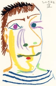 Pablo Picasso, Composition, Le Goût du Bonheur (Cramer 148; Bloch 2013), Limited Edition Mixed