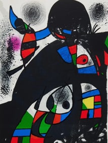 Joan Miró, Composition (Cramer 1080), San Lazzaro et ses Amis, XXe Siècle, Limited Edition