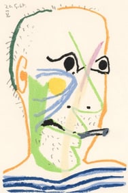 Pablo Picasso, Composition, Le Goût du Bonheur (Cramer 148; Bloch 2013), Limited Edition Mixed