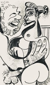 Pablo Picasso, Composition, Le Goût du Bonheur (Cramer 148; Bloch 2013), Limited Edition Mixed